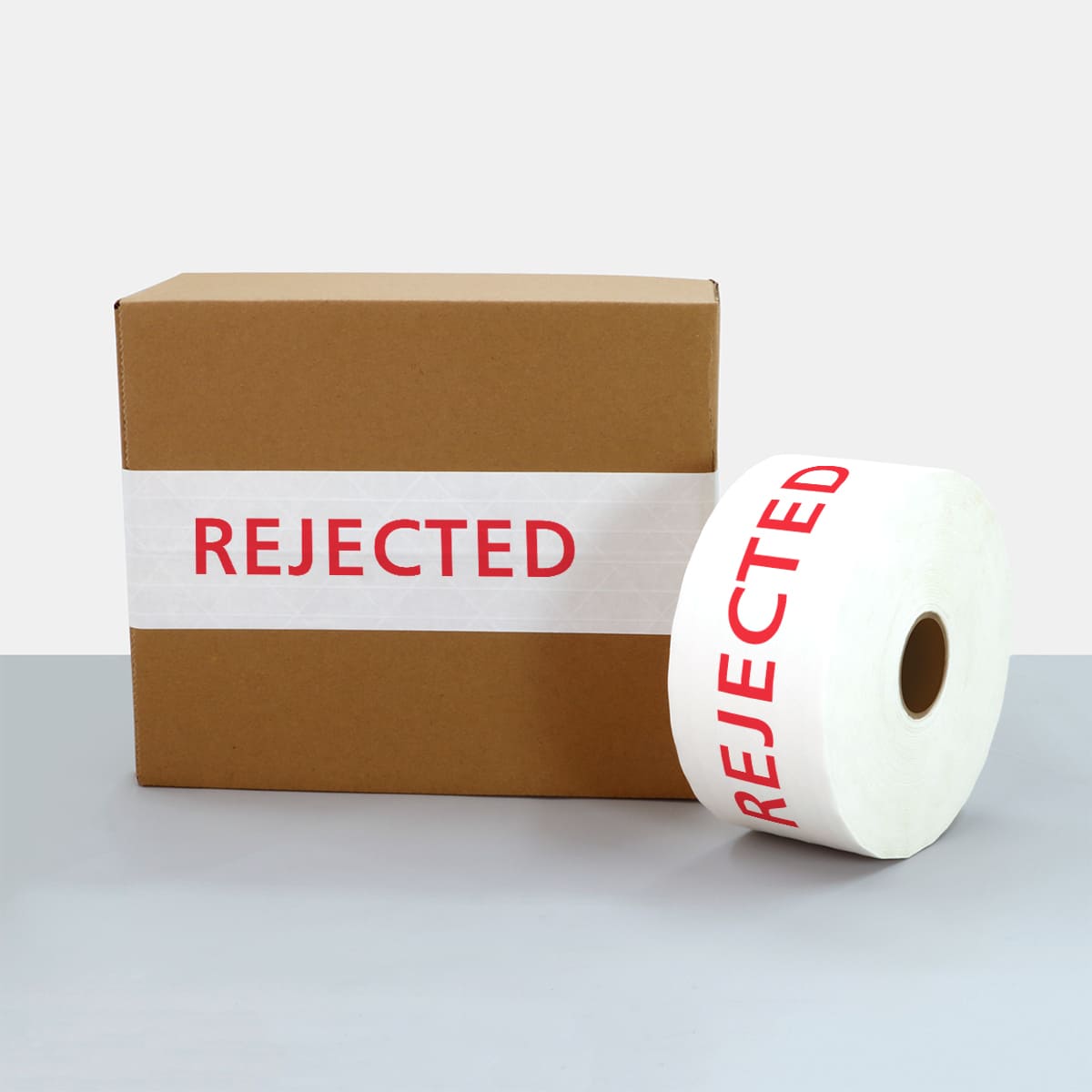 Printed Rejected White Reinforced Gummed Tape 