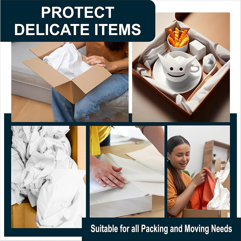 Unprinted Newsprint Packing Paper