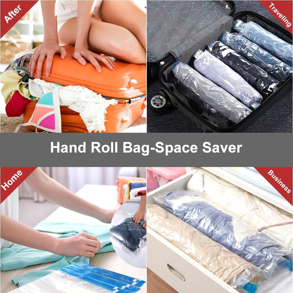 Travel Hand Roll Compression Bags